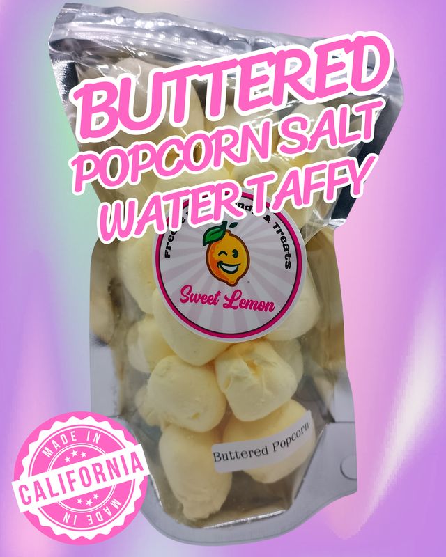 Buttered Popcorn Salt Water Taffy