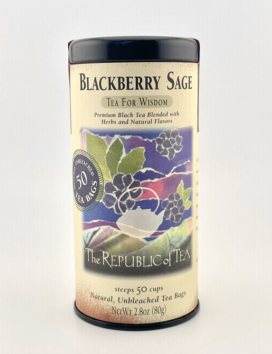 Blackberry Sage Black Tea (50 Tea Bags)