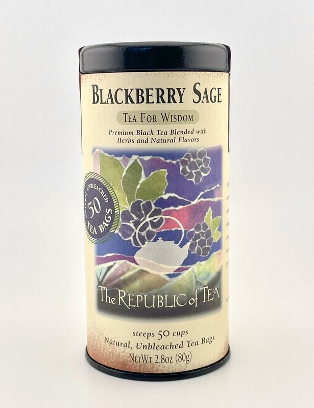 Blackberry Sage Black Tea (50 Tea Bags)