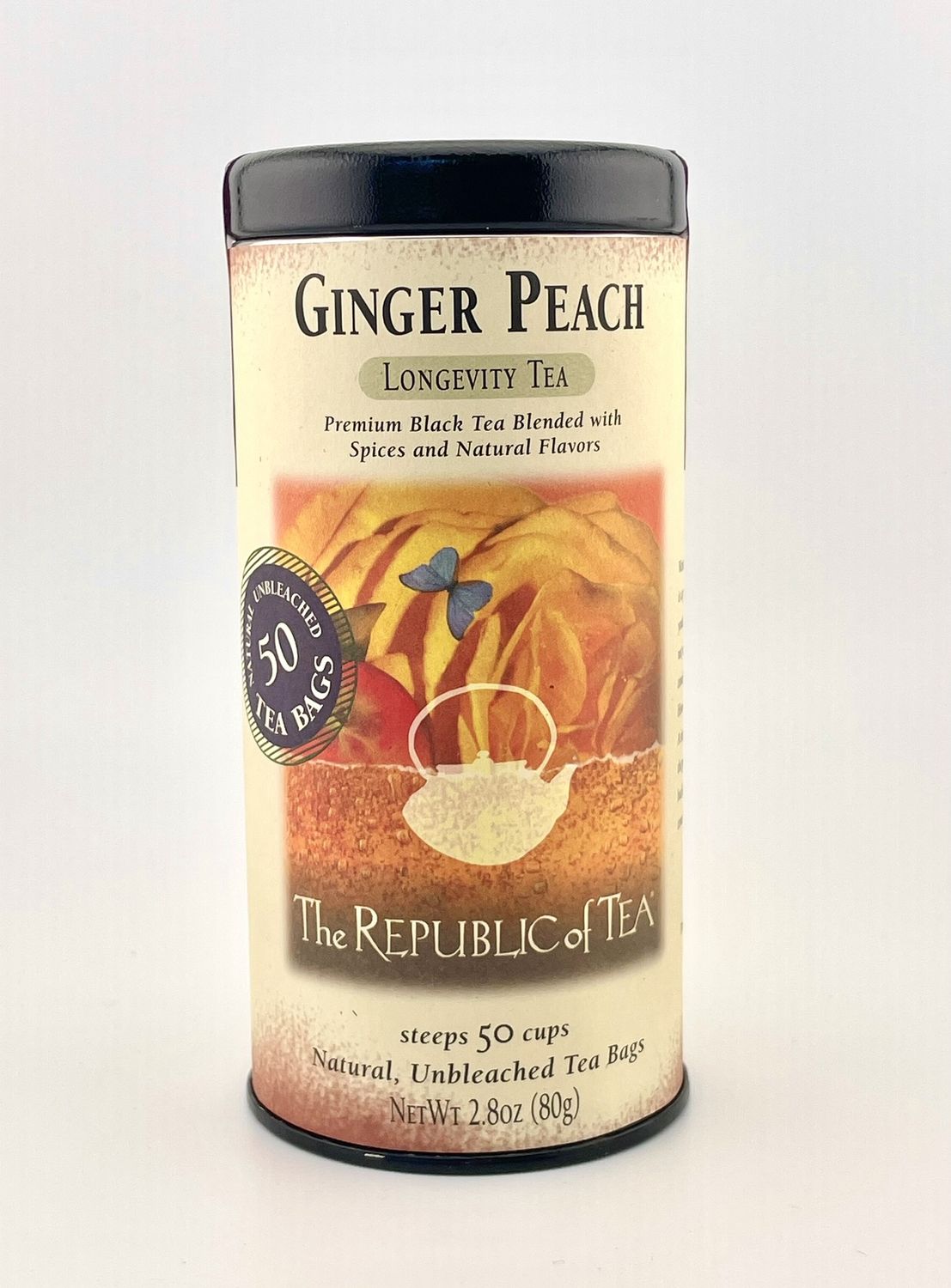Ginger Peach Black Tea (50 Tea Bags)