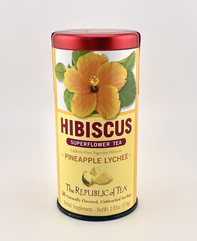 Pineapple Lychee Hibiscus Tea (36 Tea Bags)