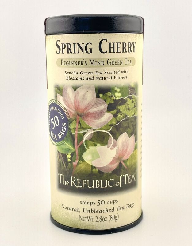 Spring Cherry Green Tea (50 Tea Bags)