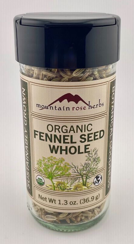 Fennel Seed Whole OG Bottle