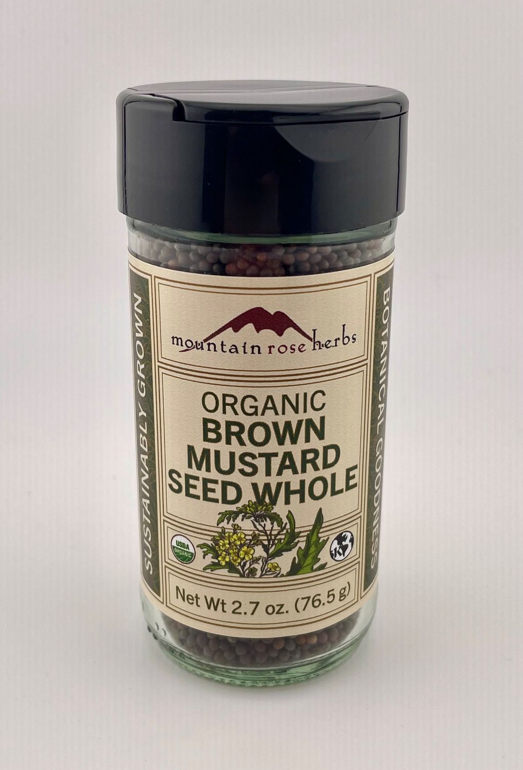 Brown Mustard Seed Whole OG Bottle