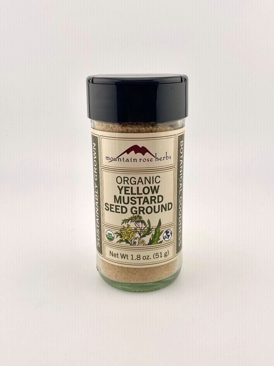 Yellow Mustard Seed Ground OG Bottle