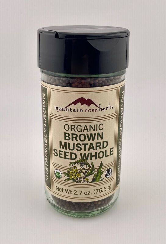 Brown Mustard Seed Whole OG 4oz