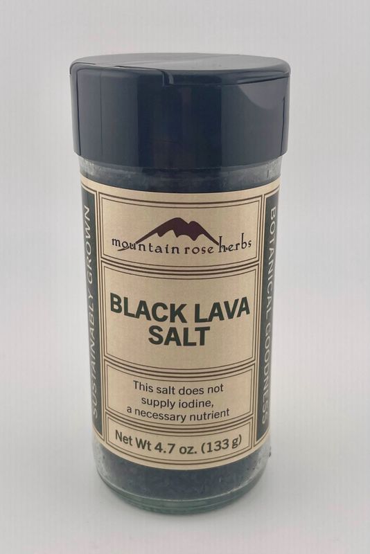 Black Lava Salt Bottle