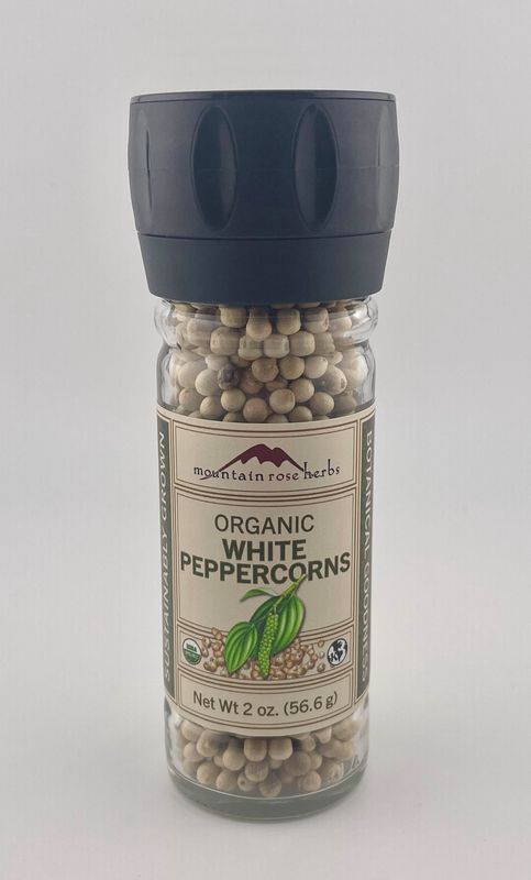 White Peppercorns Whole OG Bottle