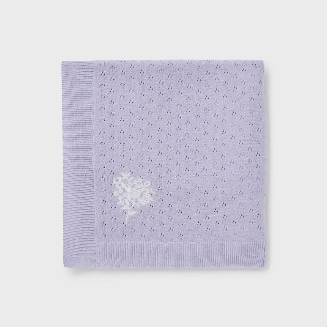 Aster &amp; Oak Lavender Knit Blanket