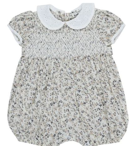 Arthur Ave Peter Pan Neutal Love Playsuit
