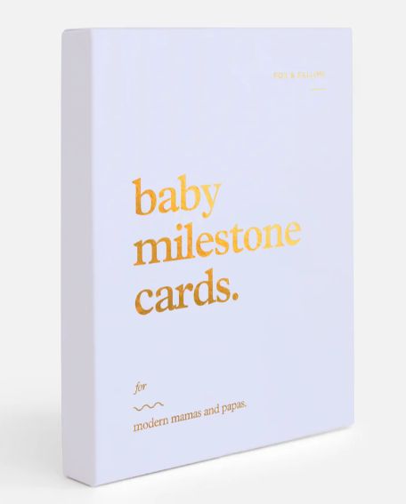 Baby Milestone Cards, Colour: Blue