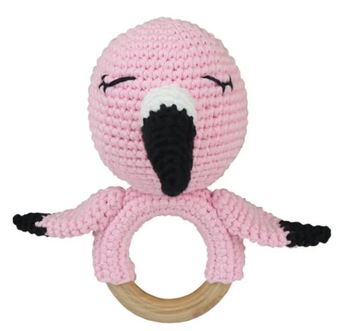 Crochet Flora Flamingo