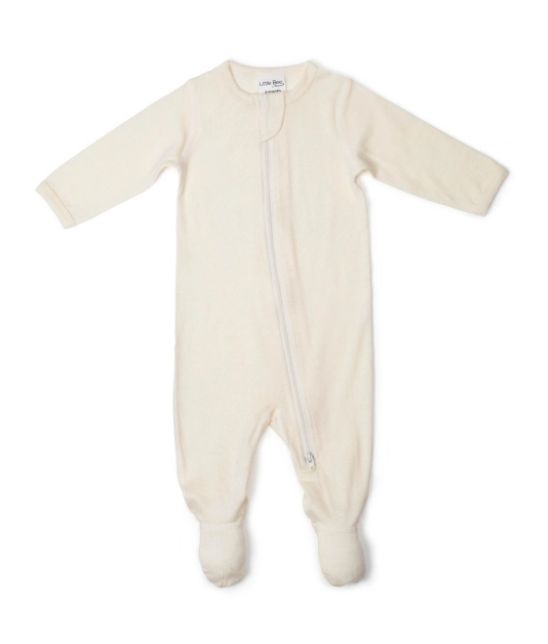Merino Zip Babygrow, Size: Prem