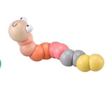 Wooden Wiggly Worms