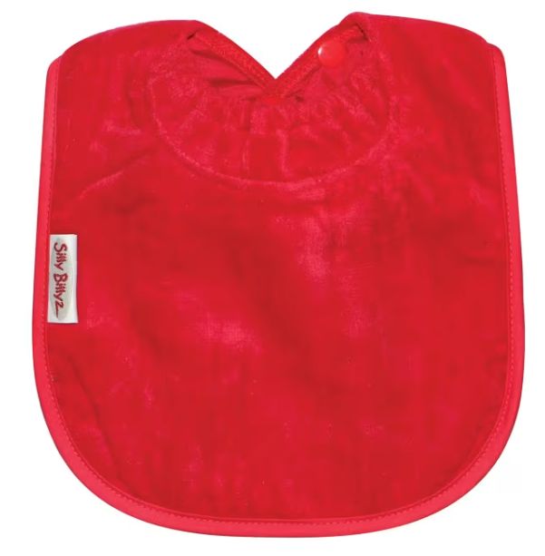 Large Bib, Colour: Red