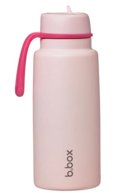 B.Box Insulated Flip Top Bottle 1Ltr, Colour: Pink Paradise