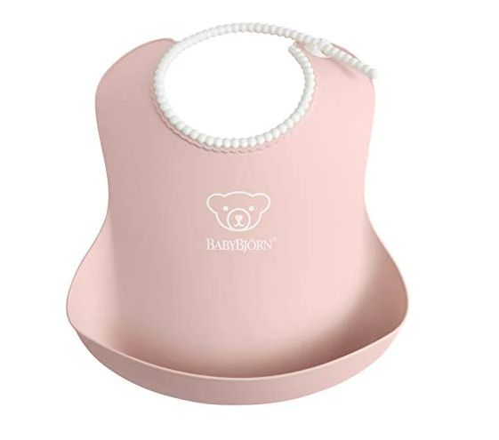 Baby Bjorn Soft Bib, Colour: Powder Pink