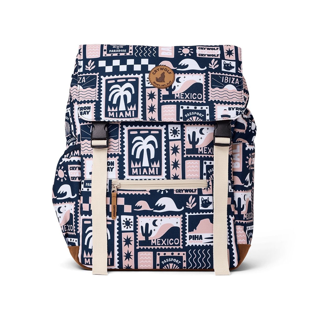 Crywolf Knapsack, Colour: Blush Postcard
