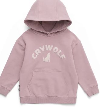 CryWolf Chill Hoodie, Colour: Dusty Mauve, Size: 1yr