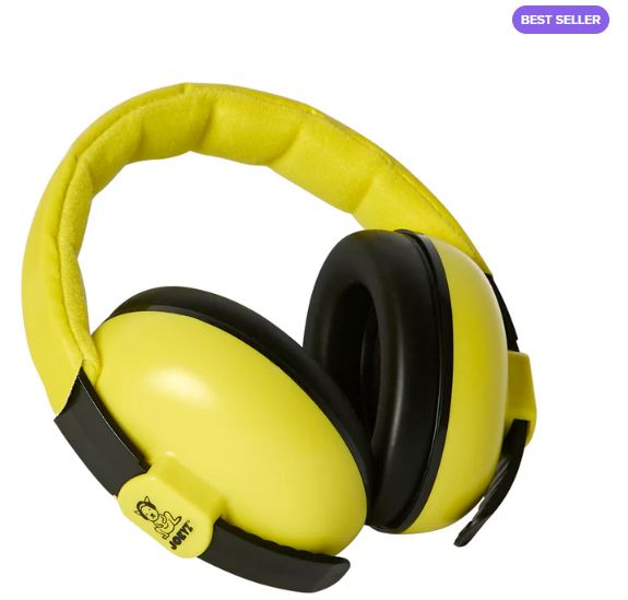 Joeyz Baby Earmuffs, Colour: Yellow