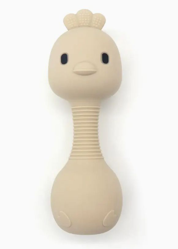 Lillte Mallow Silicone Chicken Rattle