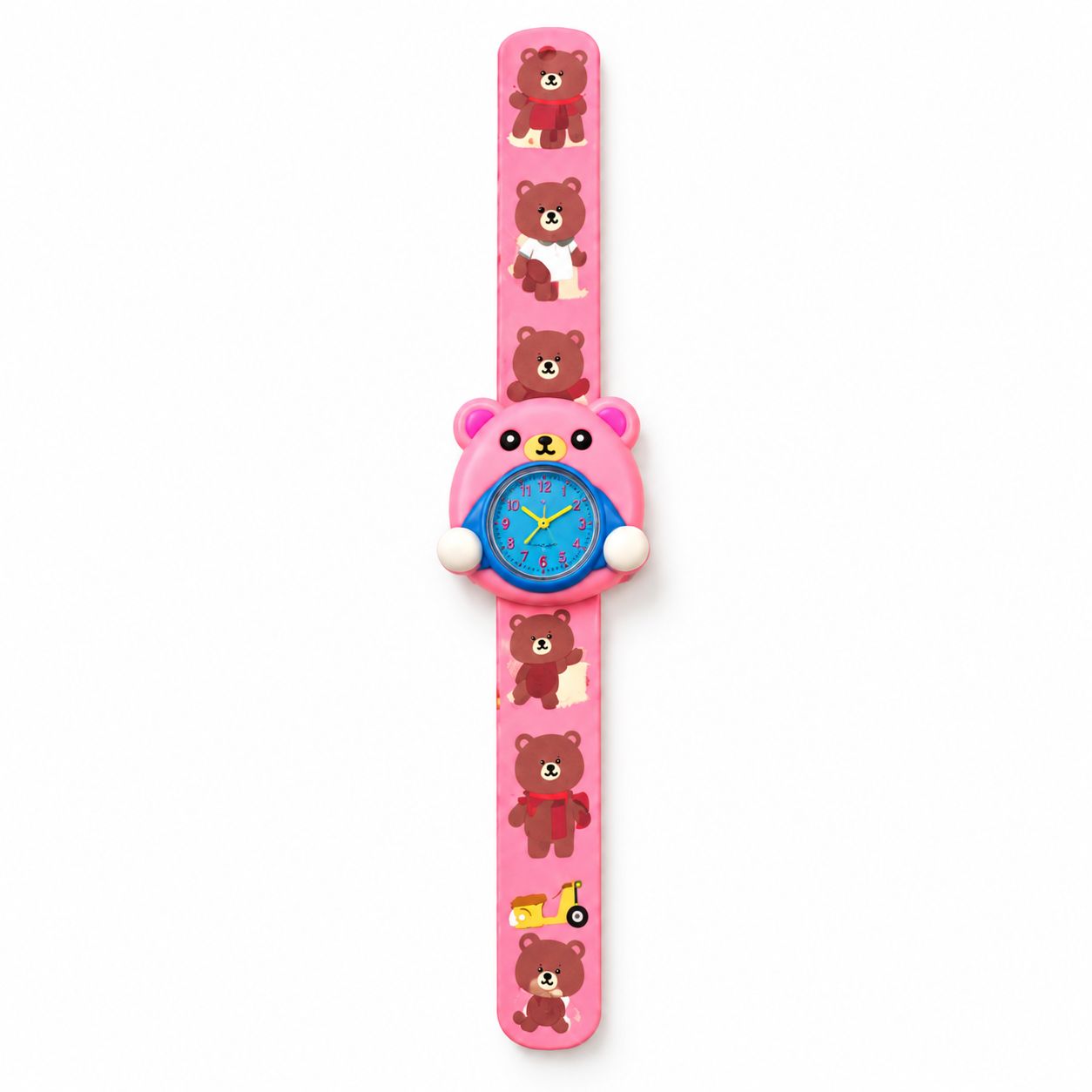 Slap Childrens Watches, design: Bears Pink