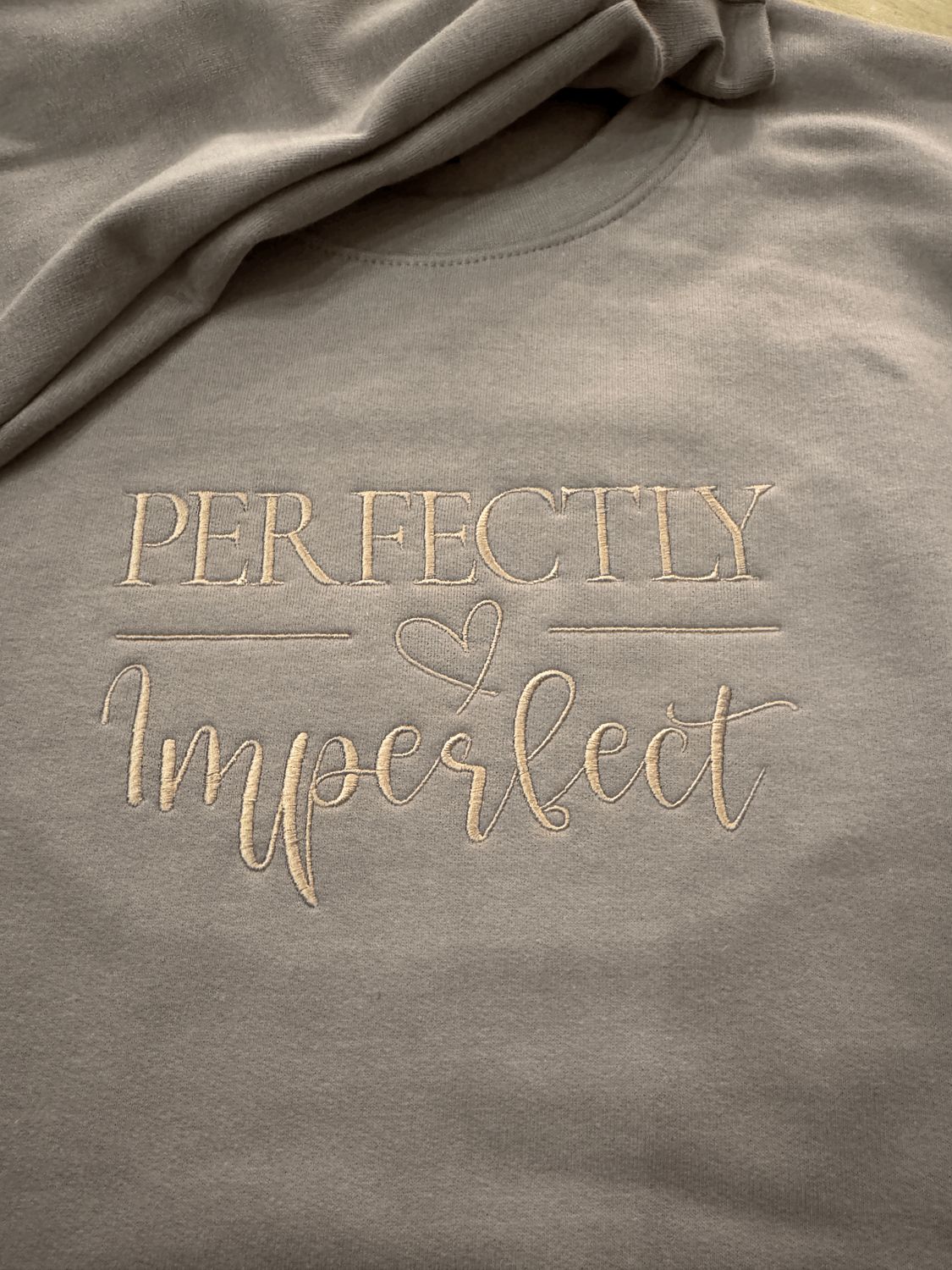 Perfectly Imperfect – Embroidered Apparel