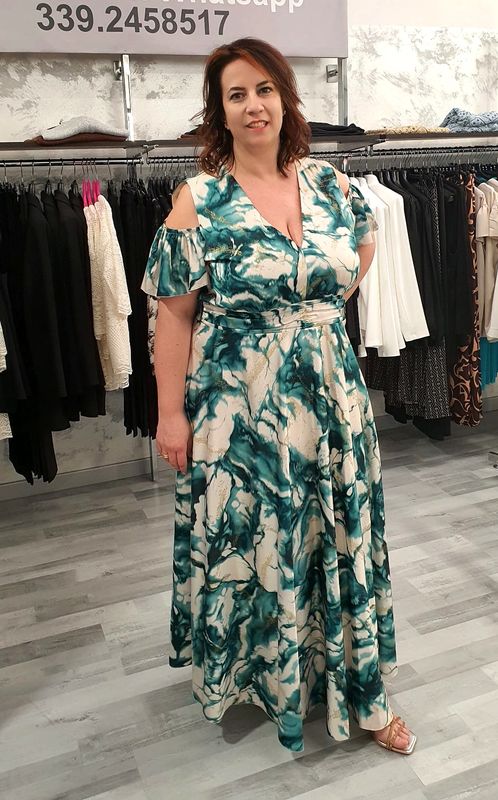 Abito Curvy lungo  SCONTO 70%