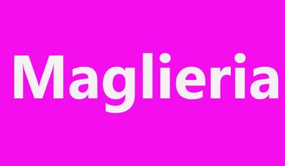 Maglieria