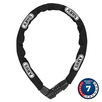 ABUS / TRESOR, 1385 / LOCK, COMBO /  7MM x 110CM (3.6&quot;) / BLK