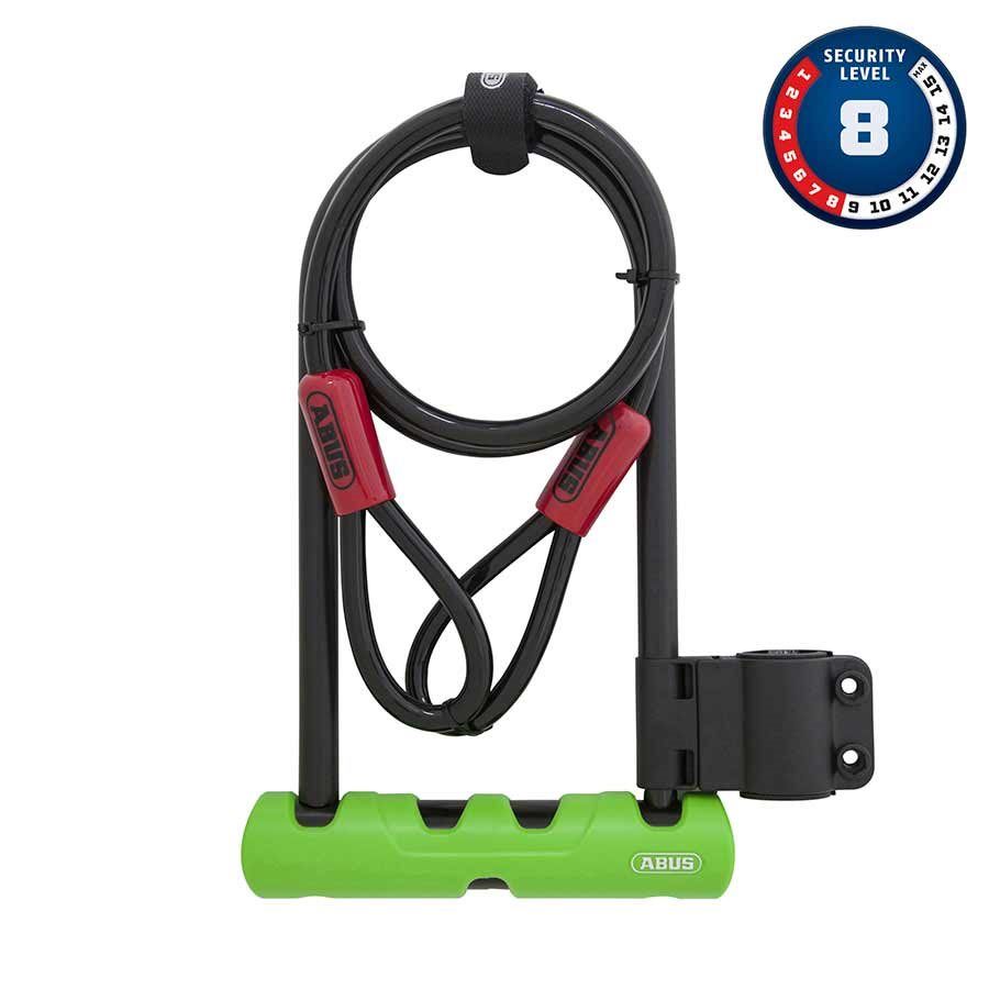 Abus, Ultra 410 + Cobra, U-Lock and cable, 12mm x 170mm x 230mm (12mm x 6.7&#39;&#39; x 9&#39;&#39;), 10mm x 120cm (10mm x 4&#39;) cable, SH34
