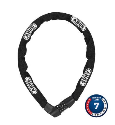 ABUS / TRESOR, 1385 / LOCK, COMBO / 7MM x 85CM (2.8&#39;&#39;) / BLK