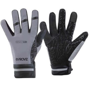 Proviz, REFLECT360, Winter Gloves, Silver, M, Pair