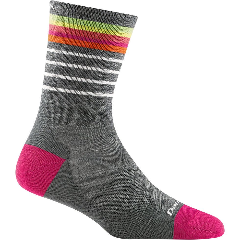 Darn Tough W Stride Micro Crew Ultra-Lightweight Sock, Grey-M