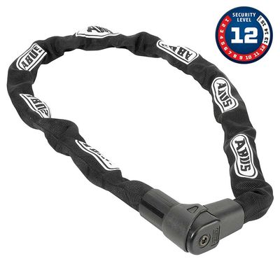 Abus, CityChain Plus 1010K, Chain Lock, Key, 9mm, 85cm, 2.8&#39;, Black