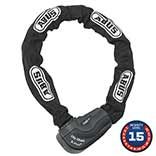 Abus, Granit CityChain XPlus 1060K, Chain Lock, Key, 10mm, 85cm, 2.8&#39;, Black