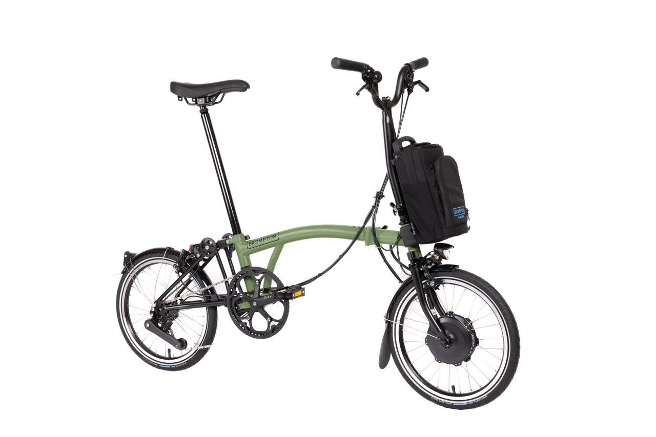 Brompton  EBike  C Line, 12s, M-Handlebar  Matcha Green