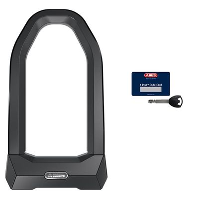 Abus, Granit Super Extreme 2500 XPlus, U-Lock, Key, 27mm, 16.5x23.0cm, 6.5&#39;&#39;x9&#39;&#39;, Black