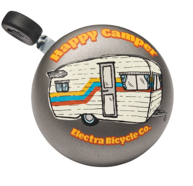 Electra, Domed Ding-Dong Bike Bell, Happy Camper