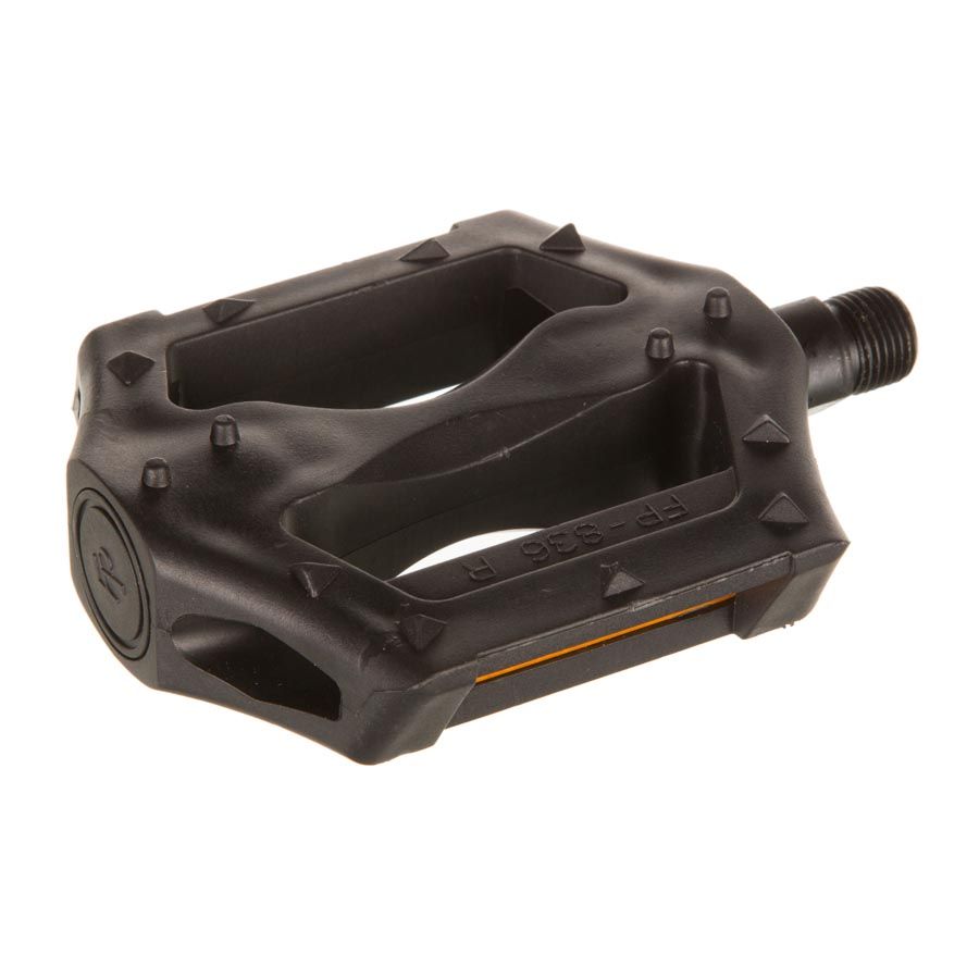 EVO, Whirl, Platform Pedals, Body: Resin, Spindle: Steel, 1/2&#39;&#39;, Black, Pair