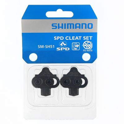 SHIMANO SM-SH51 SPD CLEAT SET (PAIR) W/O CLEAT NUT