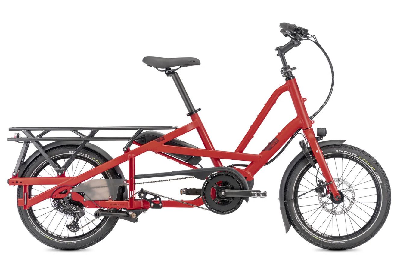 Tern Quick Haul Long D9/500wh, Color: Satin Traffic Red