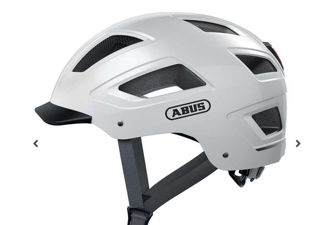 Abus, Hyban 2.0, Helmet, Color: Polar White, Size: M