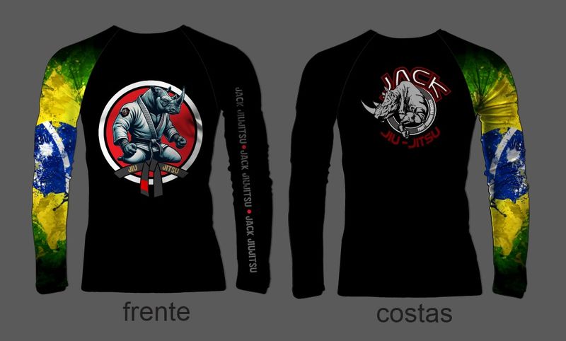 Rash Guard Preta - Longa