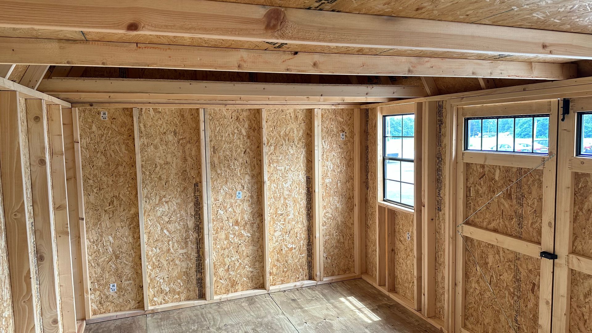 10x16 Lofted Garden Shed #01726