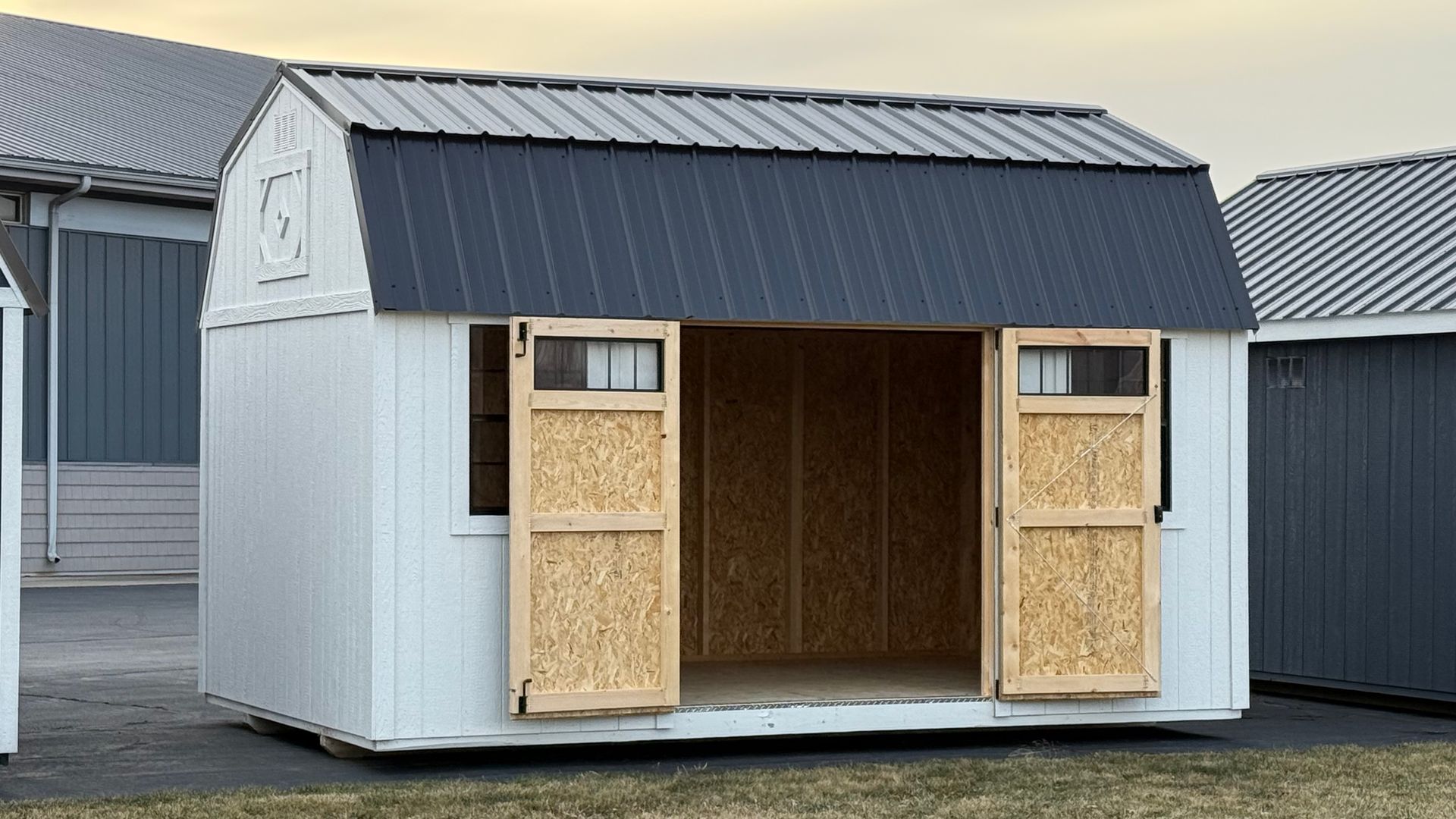 10x16 Lofted Garden Shed #01747