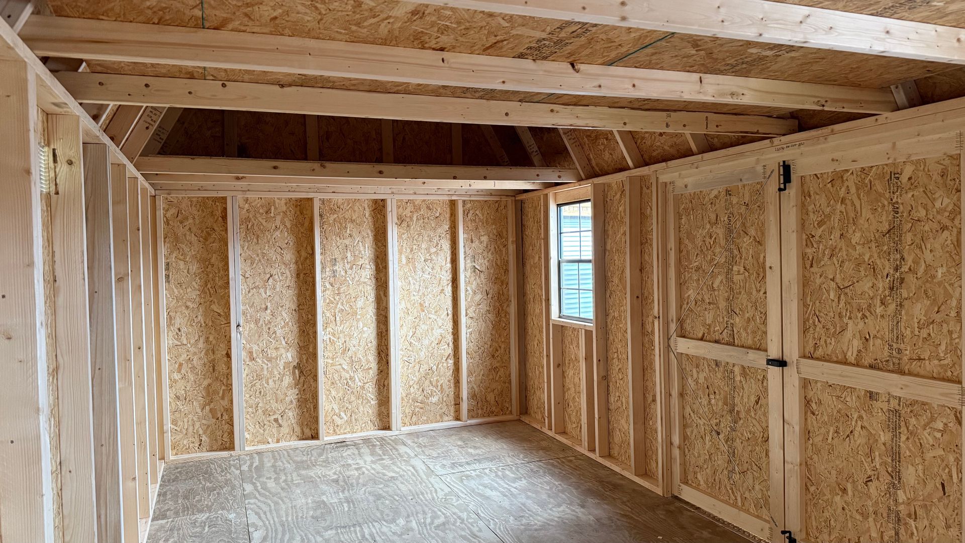 10x20 Lofted Garden Shed #01763