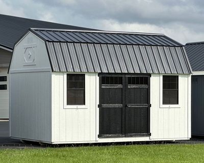 10x16 Lofted Garden Shed #01747