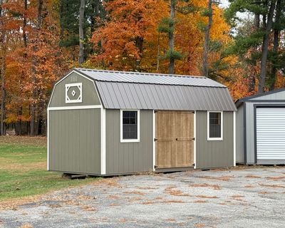 10x20 Lofted Garden Shed #01763