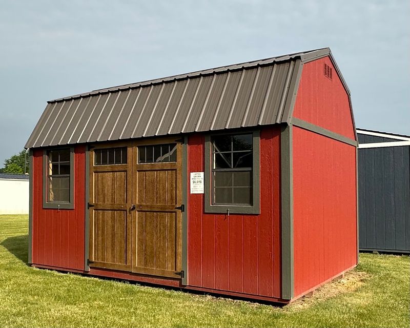 10x16 Lofted Garden Shed #01481